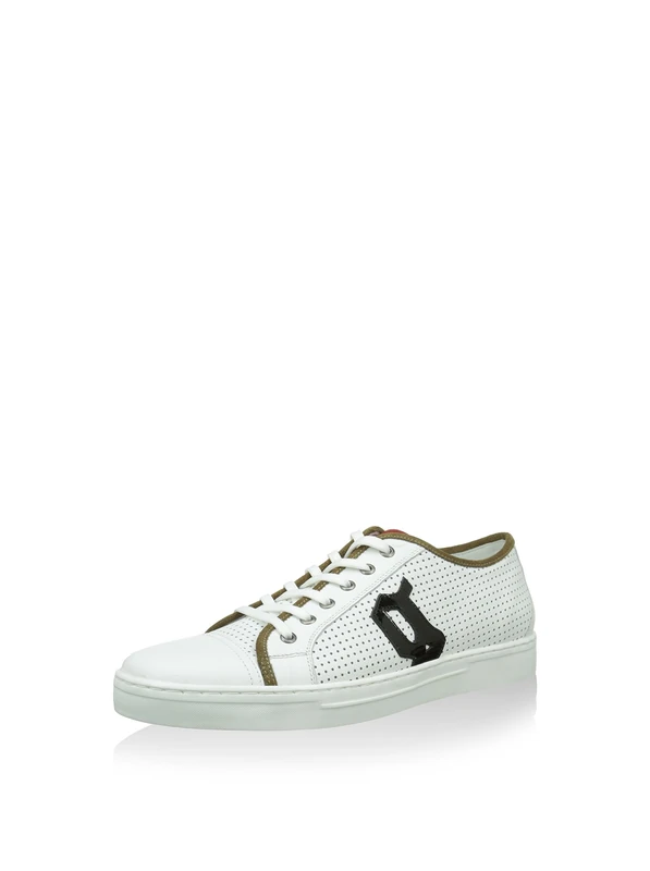 Galliano Men's Shoes, White, 42 EU