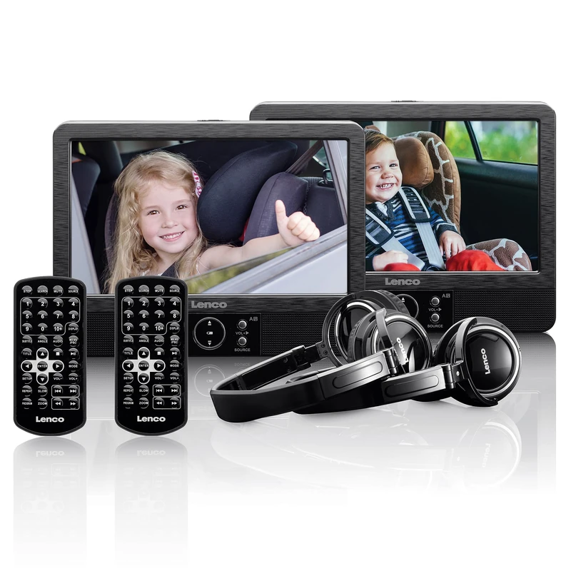 Lenco DVP-939 Portable DVD Player (Pack of 2)