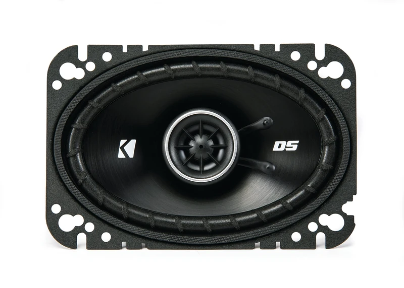 KICKER 43DSC4604 4x6 inch Coaxial LS Black Car Speakers