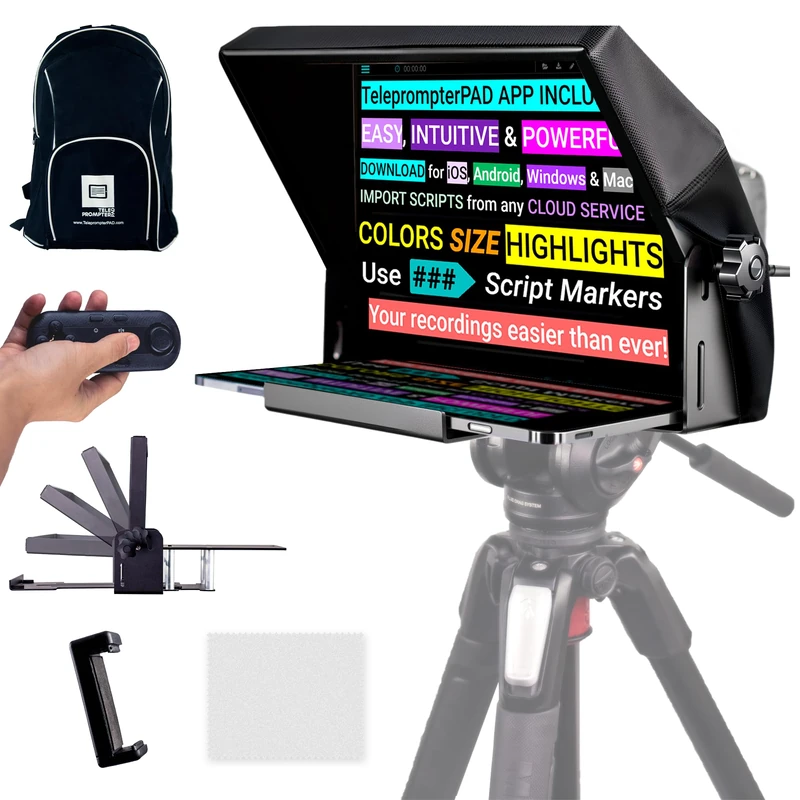 TELEPROMPTER PAD iLight PRO 12" - Kit with Remote and App