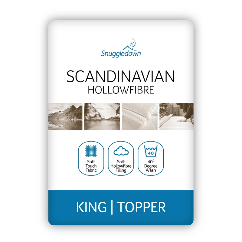 Snuggledown Classic Hollowfibre King Size Mattress Topper