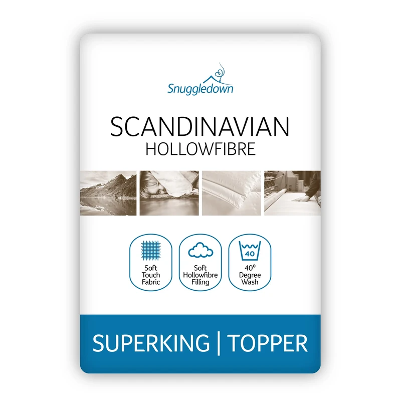 Snuggledown Classic Hollowfibre Super King Mattress Topper