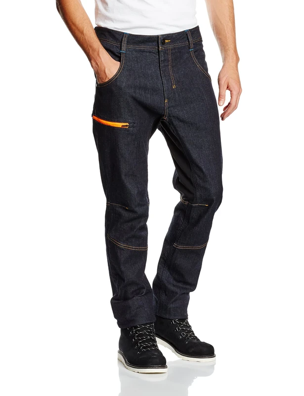 Ortovox Men's Trousers, Men, Hose, Denim Blue, XXL