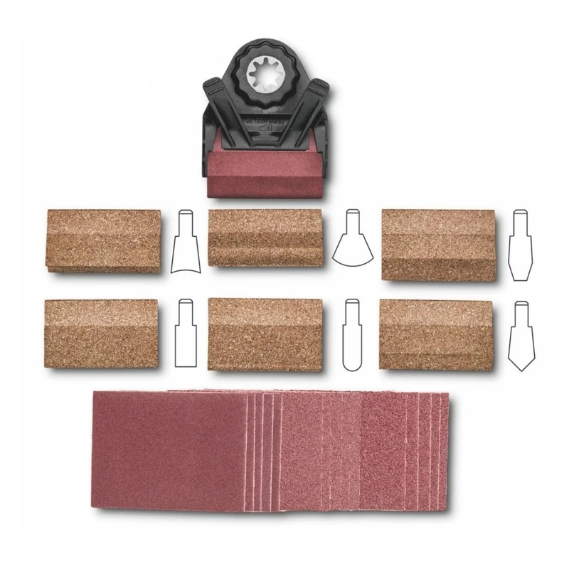 FEIN 63810031010 SLP Profile Sanding Set, Multi-Colour