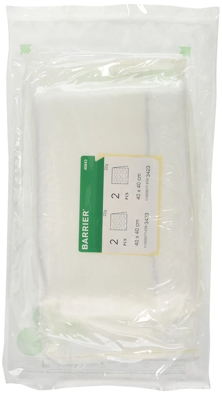 Barrier 187812 Abdominal Swabs, X-Ray Detectable, 40 cm x 40 cm (Pack of 144)