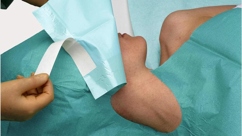 Barrier 708870 Adhesive Aperture Drape, Round (Pack of 30)