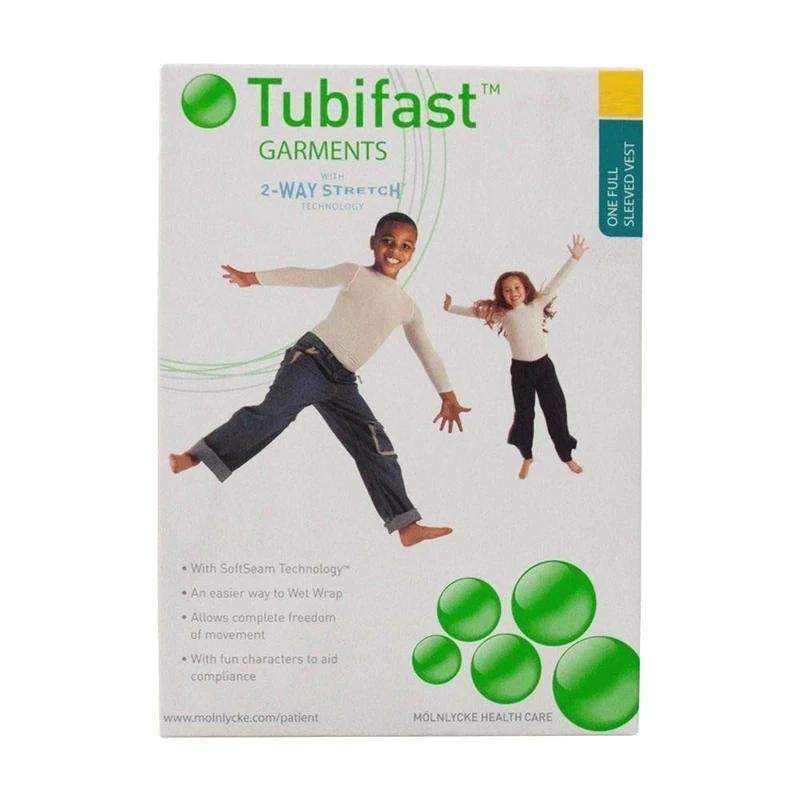 Tubifast 2011 Bandage Tubular Elasticated Viscose Garment Vest, 11-14 Years (Pack of 30)