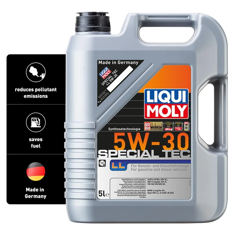 LIQUI MOLY Special Tec LL 5W-30 | 5 L | Synthesis technology motor oil | SKU: 2448