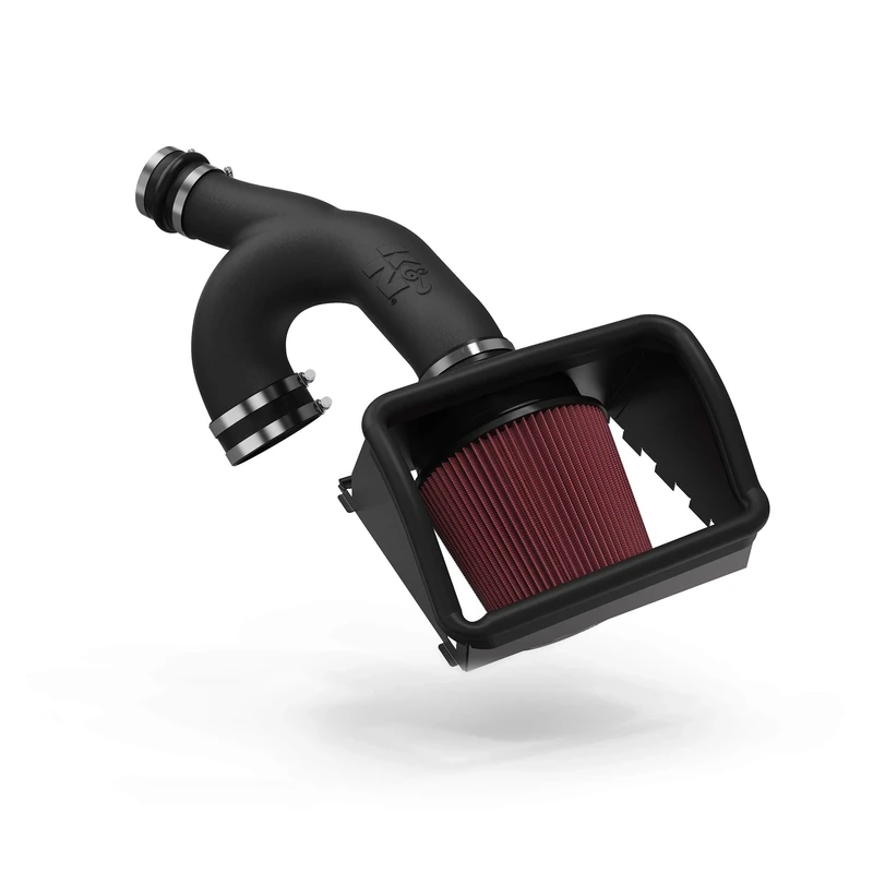 K&N Cold Air Intake Kit: High Performance, Increase Horsepower: Compatible with 2015-2019 Ford F150, 2.7L V6,63-2593