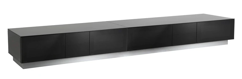 Alphason Element TV Cabinet, Black, 2500mm