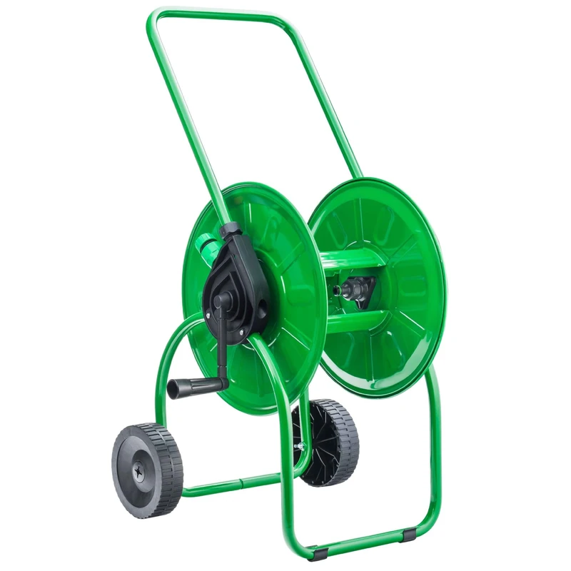 Metal Hose Reel on Wheels