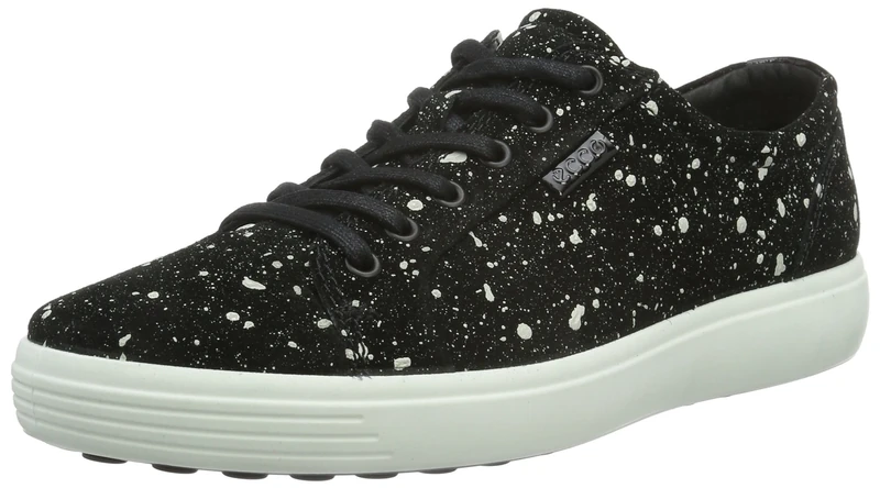 ECCO Soft 7 Men's Low-Top Sneakers, Black (BLACK1001), 11.5 UK (46 EU) - Image 1