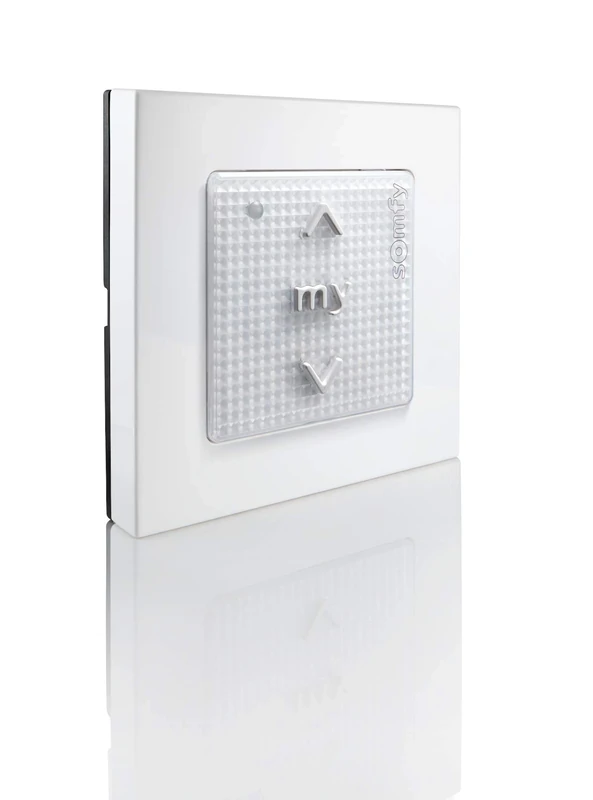 Somfy 2401102 Wall Radio Transmitters-End Selection Mounted, White, Medium