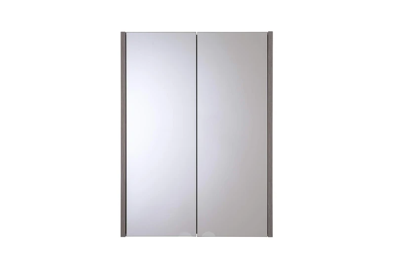 Croydex WC010231 Heydon Double Door Bi-View Cabinet, Aluminium