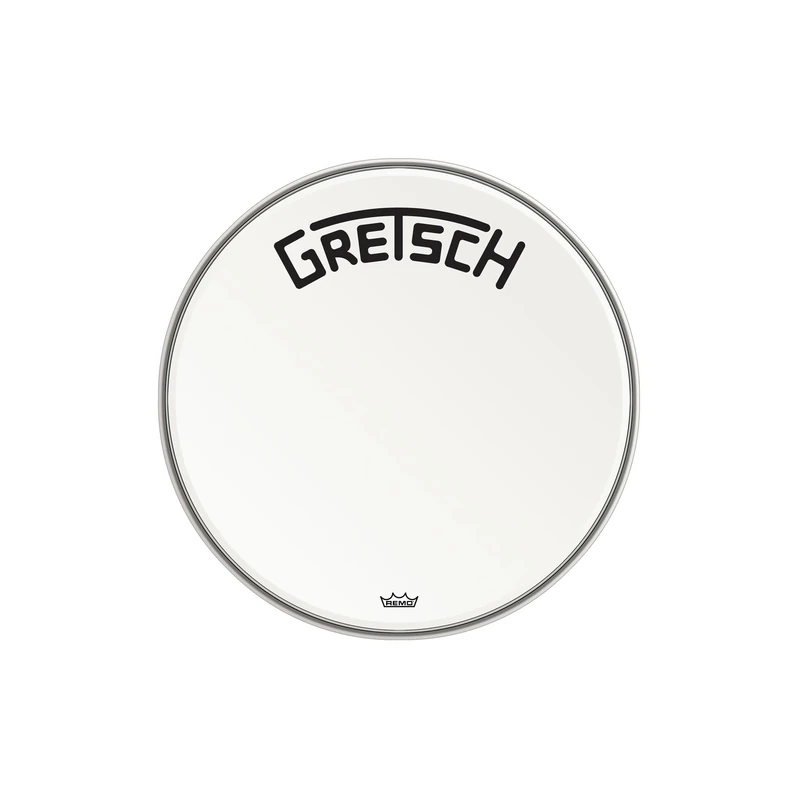 Gretsch Drumhead - Bass Drum Resonant Head - for Broadkaster - Ambassador - white coated - 18" - GRDHCW18B