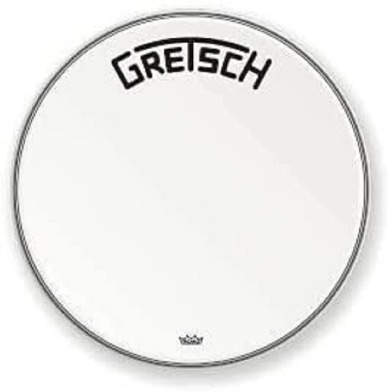 Gretsch Drumhead - Bass Drum Resonant Head - for Broadkaster - Ambassador - white coated - 22" - GRDHCW22B