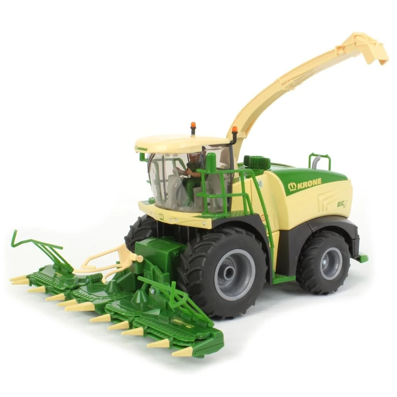 siku 4066, Krone BiG X 580 Forage Harvester, 1:32, Metal,Plastic, Green,Yellow, Movable parts, Multifunctional