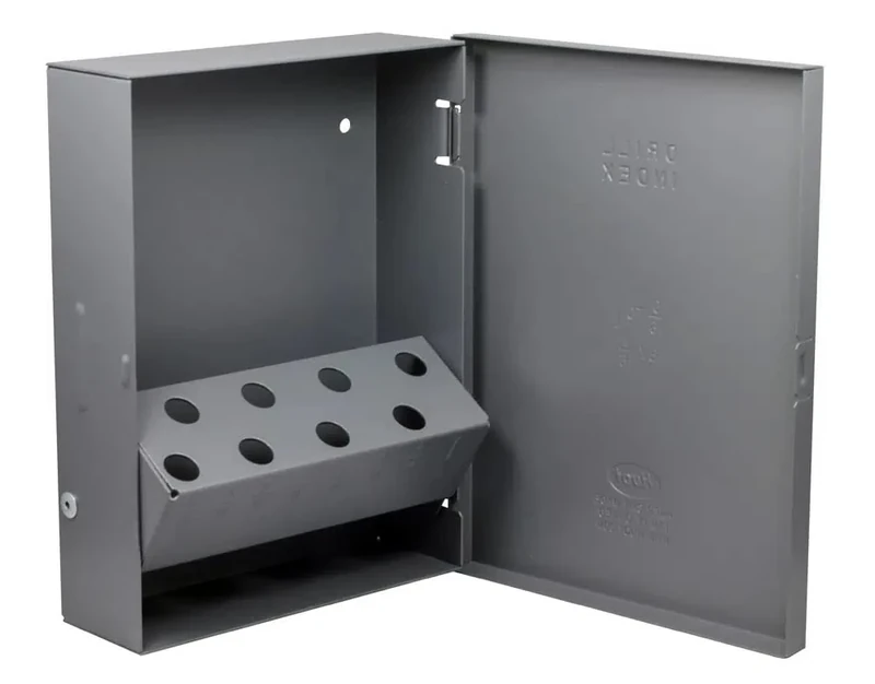 Drill America Drill Bit Index/Case, 9/16" - 1" with 1/12" Shank (8 Sizes), 10760 - Image 1