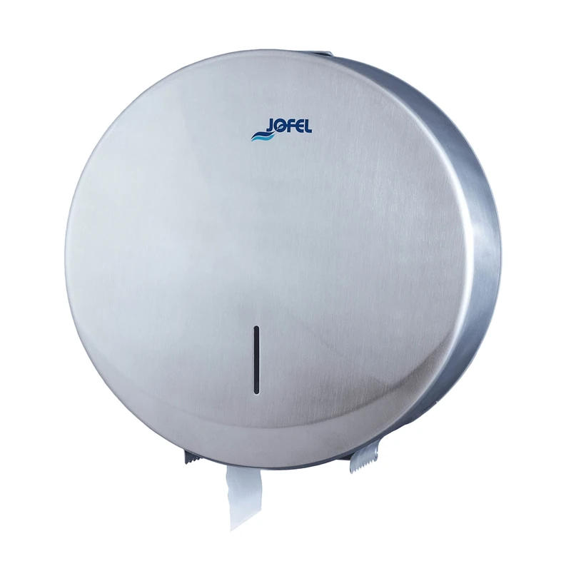 Jofel ae26000 Futura Toilet Roll Holder, Stainless Steel Satin, 400 m