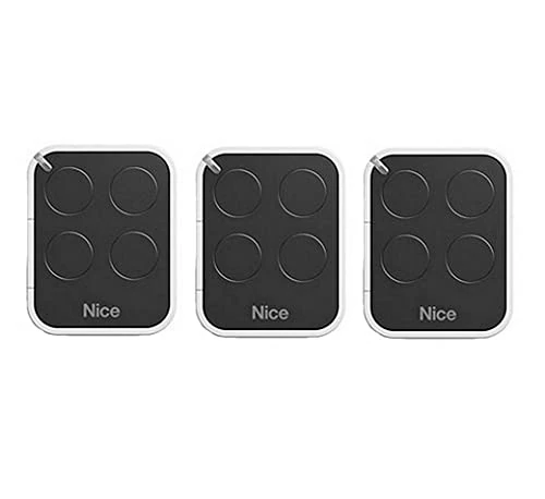 Nice Gate Remote Control, 4-channel ON4E Transmitter, Compatible with Flor-S, Inti, One, Era Flor, 10 meters range