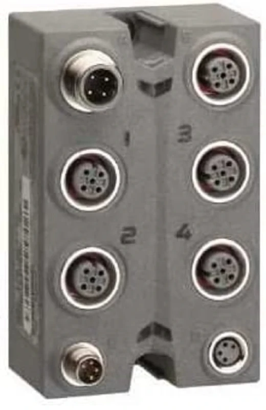 Schneider TM7BA M4VLA Extension Block TM7 IP67 2Ai/2AO, -10 V, M12 Connector