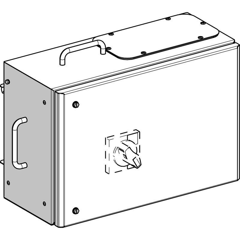 Schneider KSB160DC5 KS Drive Swivel Outlet Box Empty for 160 A 3P. Compact NSX