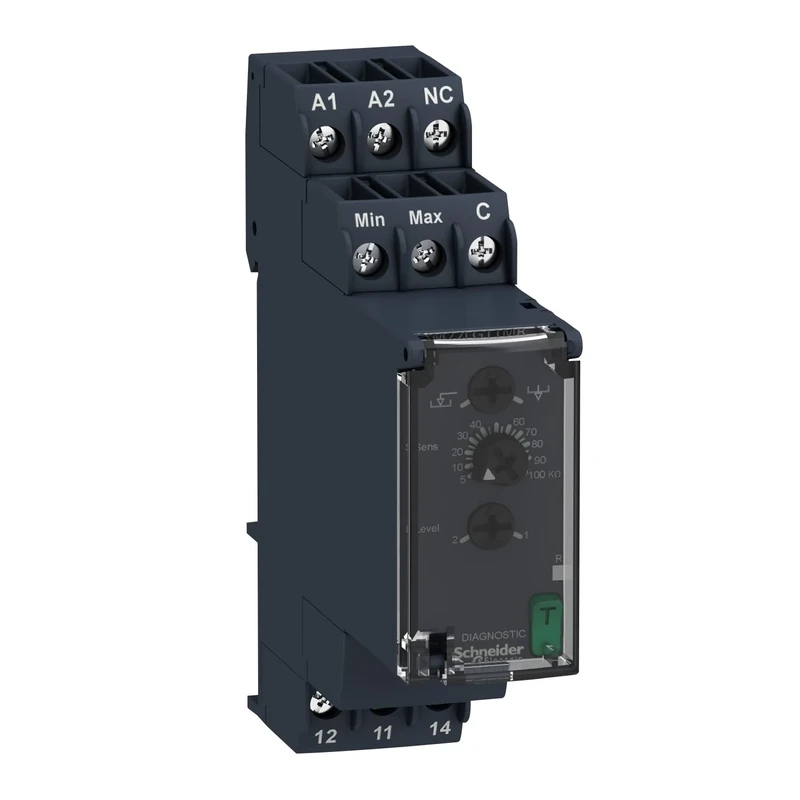 Schneider Electric Modular liquid level control relay, Harmony, 8A, 2CO, 24-240V AC DC