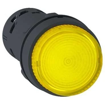 Schneider Elec Pic – MSS 42 03 – Push Button Luminaire led. Pulsar-Pulsar Yellow Open Contact 230 V