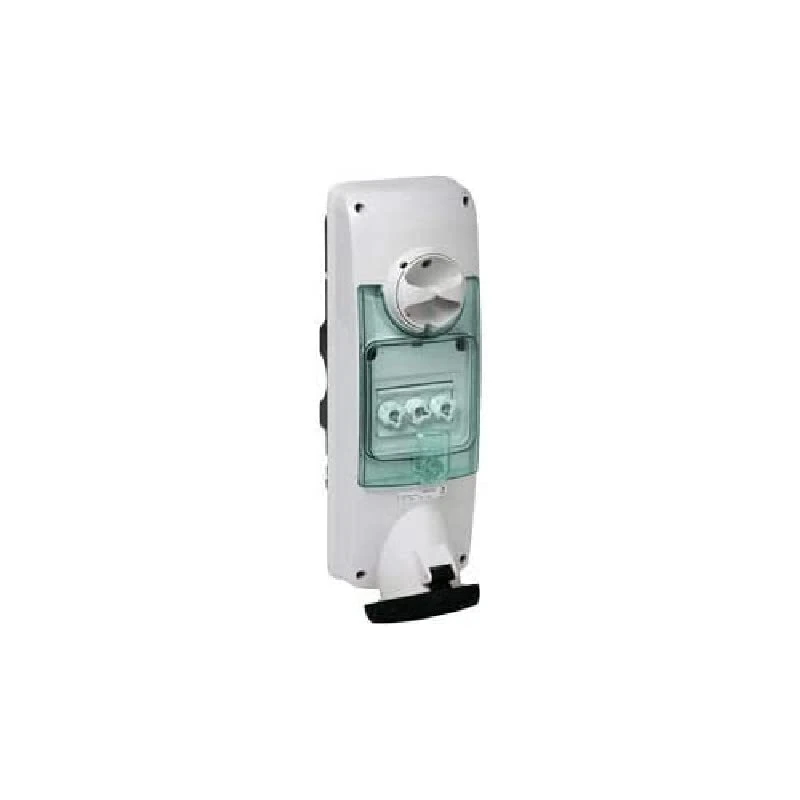 Schneider Elec PBT – PCI 40 17 – Base Recessed Switch Block/Lock with DIN or 200 – 250 V 3 Pole + Neutral