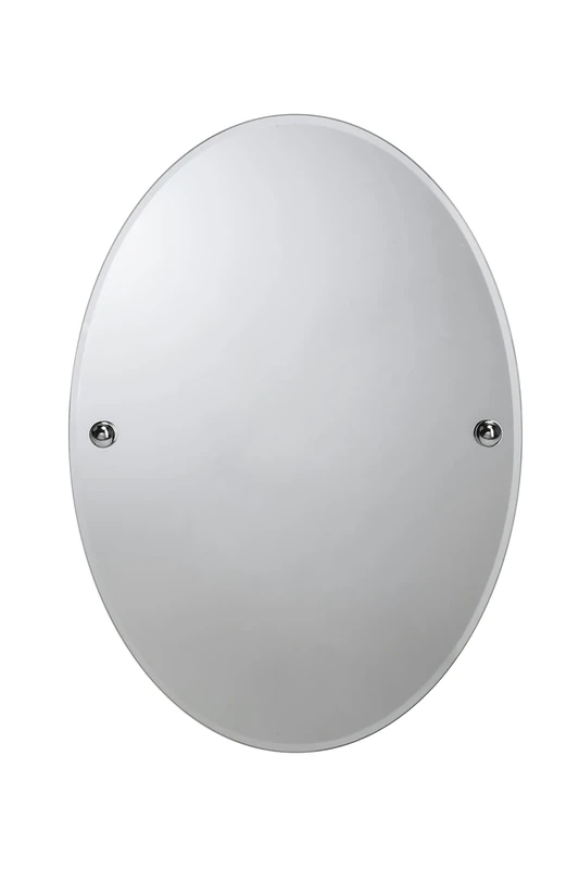 Croydex 'Flexi-Fix' Worcester Bathroom Mirror, Easy Fit No Drilling No Tools