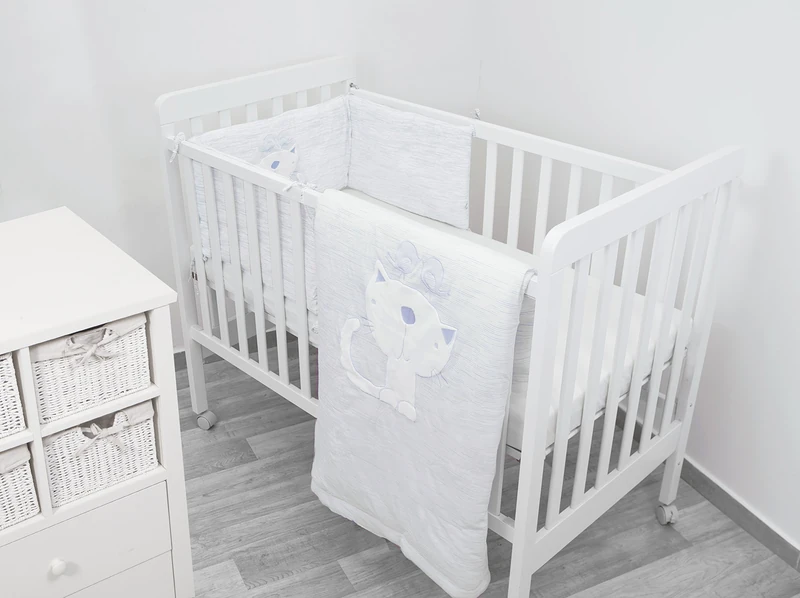 Tots by Smart Classic Rike 240 – 107 Bed Set, Blue Mix