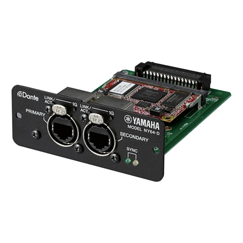 NY64D Audio Interface Card Dante - Accessory for Mixing Desks