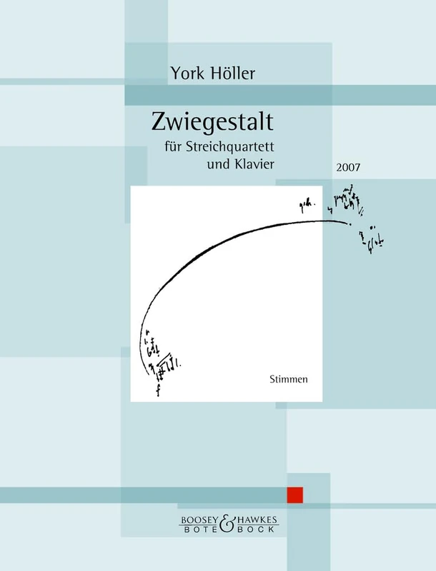 Zwiegestalt: string quartet and piano. Jeu de parties. - Image 1