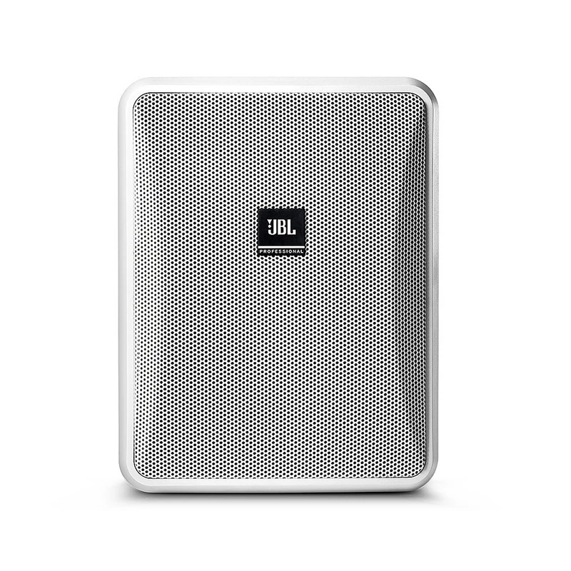 JBL Professional Control 25-1-WH Compact Indoor/Outdoor Background/Foreground Speaker, White, Sold as Pair