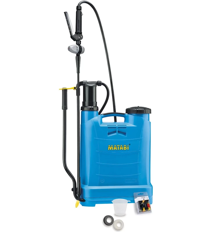 Matabi - Manual Sprayer Evolution 12-12 litres Capacity - Stainless Steel Handle - Variety of Nozzles - for Professional Use - Ergonomics and Durability- Made in Europe