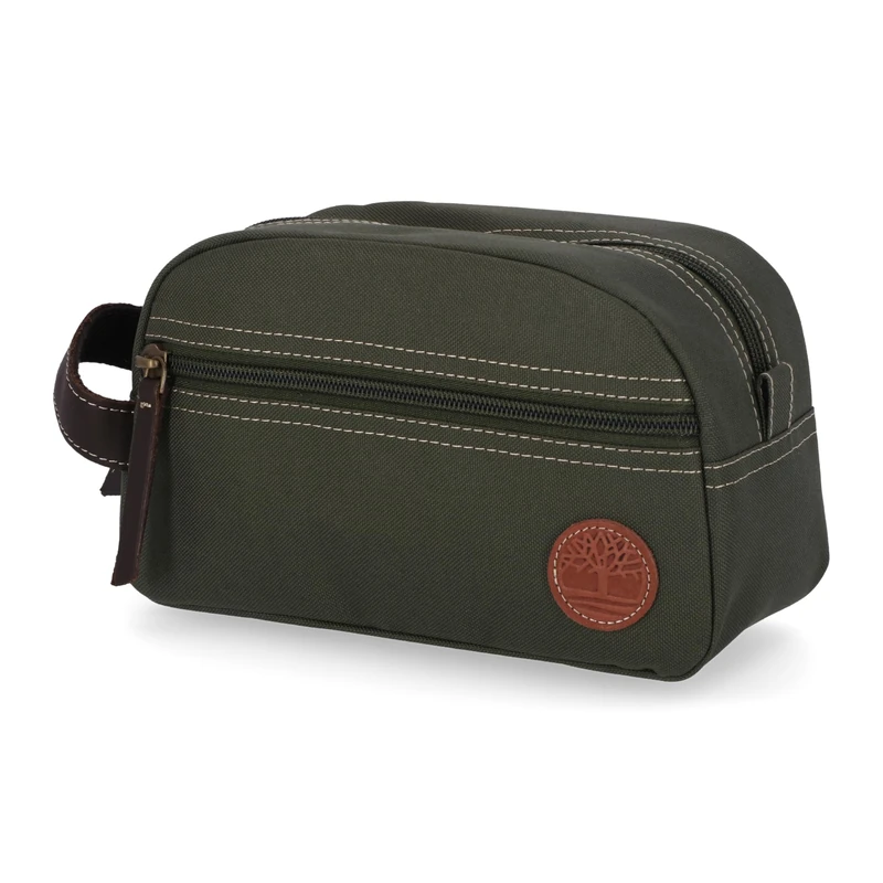 Timberland Men's Travel Kit Toiletry Bag Organizer, Olive, One Size