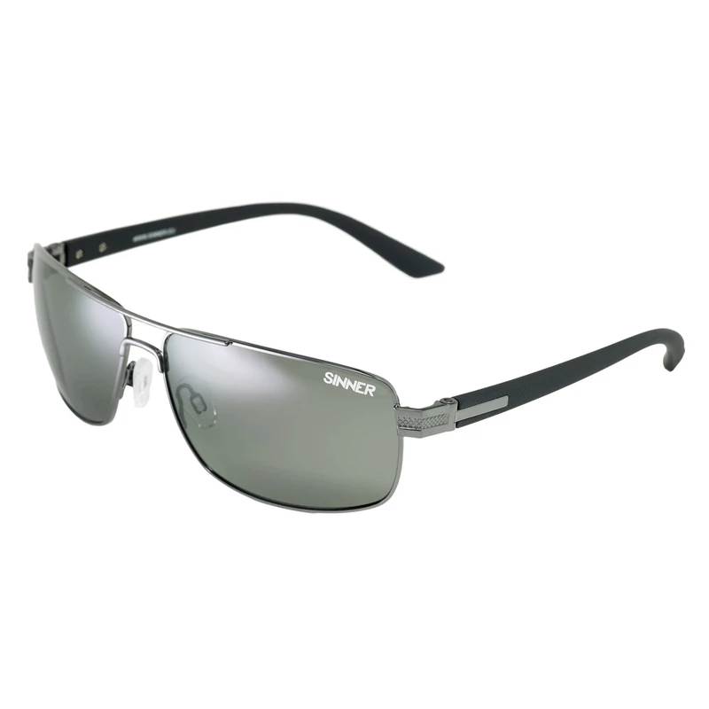 Sinner Durness Polycarbonate Sintec Polarised Sunglasses – Black Metal, SISU/721/10 P10