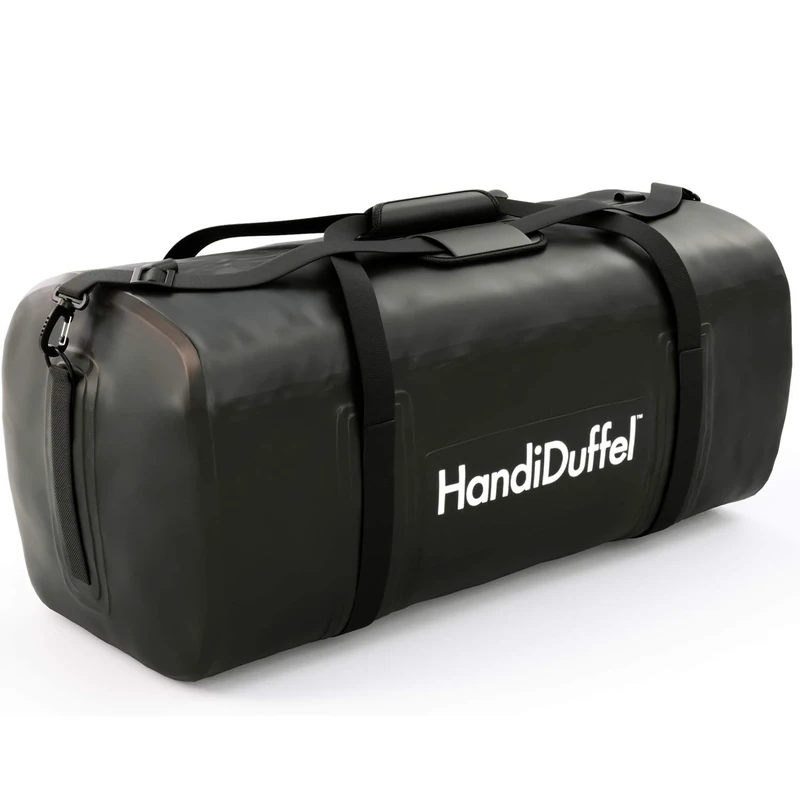 Handiworld HDUFF95 HandiDuffel Waterproof Cargo Bag, 95 Litres, Black