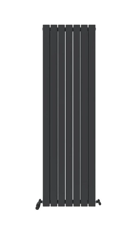 iBathUK Apex Tall Vertical Radiator, Double Flat Panel Radiators, 1800x532mm Slim Radiator, Wall Mounted for Bathroom,Kitchen,Living Room- Anthracite