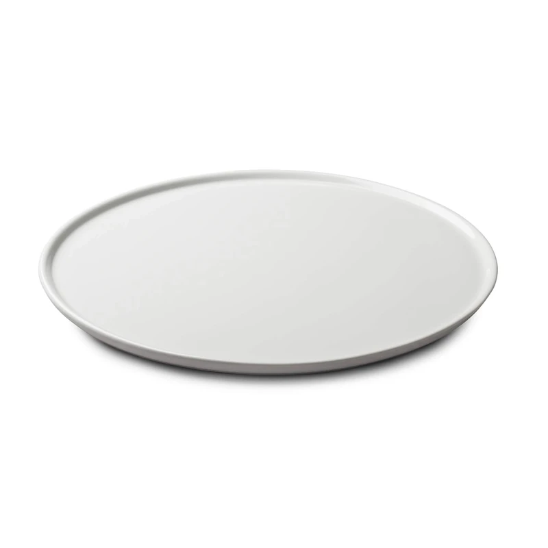 WM Bartleet & Sons 1750 T467 Traditional Porcelain Cake and Hors d’oeuvres Party Serving Plate, Platter Round 35cm – White