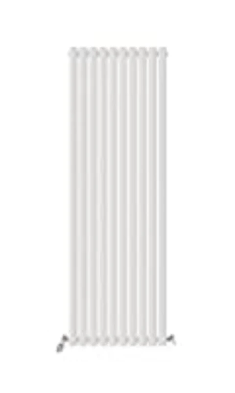 iBathUK Strata Vertical Radiator - 1800 x 590mm Matt White