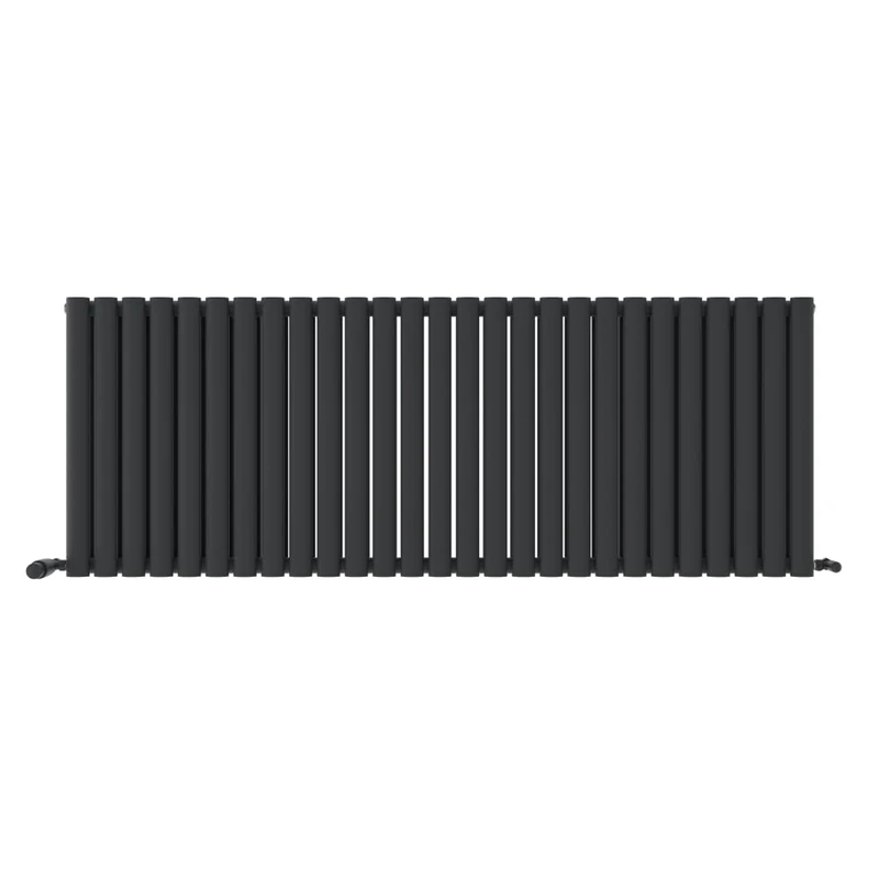iBathUK Strata Anthracite Column Radiator - 600x1620mm - Image 1