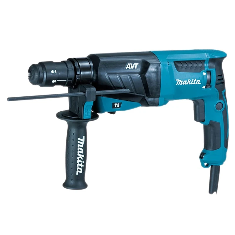 Makita HR2631FT/2 240V 800W Rotary Hammer with AVT, 3 Mode Operation, Led Light, Anti-Vibration Technology, 26mm SDS-Plus