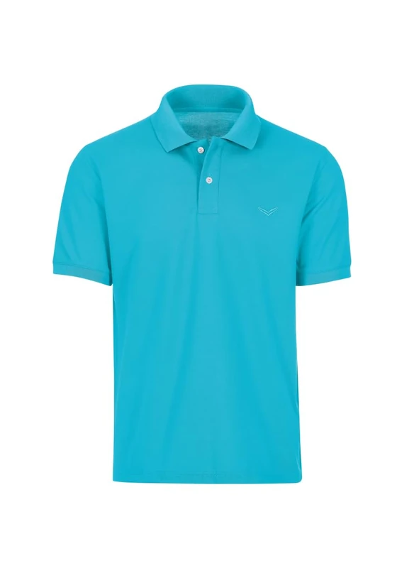 Trigema Women's 527601 Polo Shirt Not Applicable, Azur, X-Large