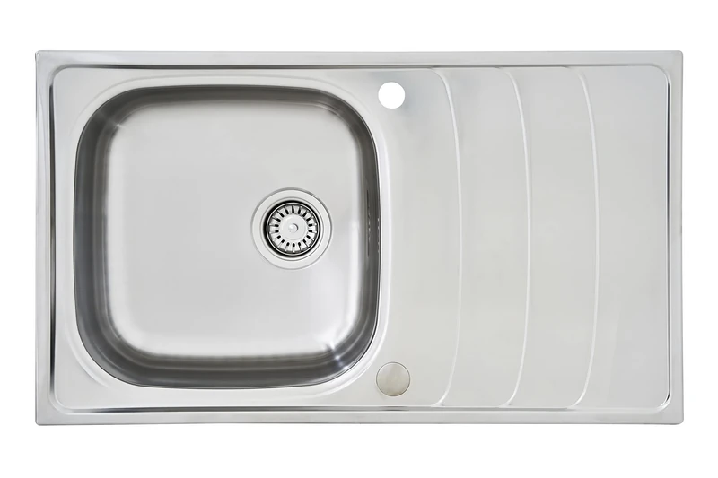 respekta Miami Stainless Steel Built-in Sink 86 x 50 cm