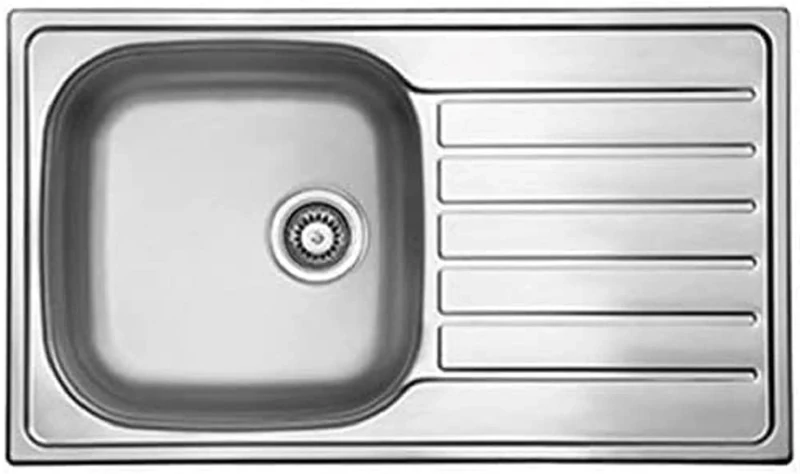 respekta Dallas Stainless Steel Built-in Sink 86 x 50 cm
