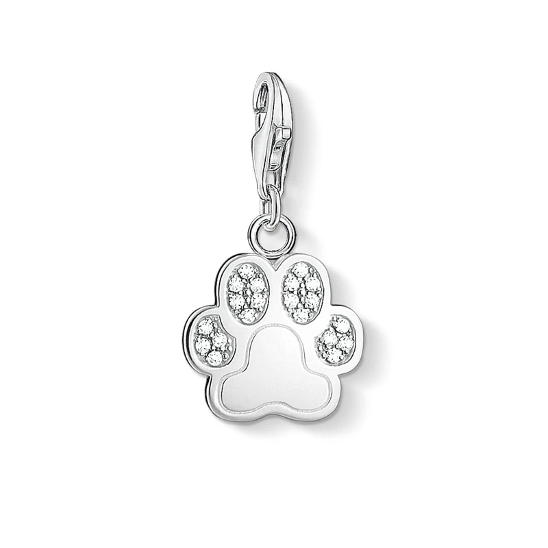 Thomas Sabo Charm pendant paw Charm pendant paw 925 Sterling Silver