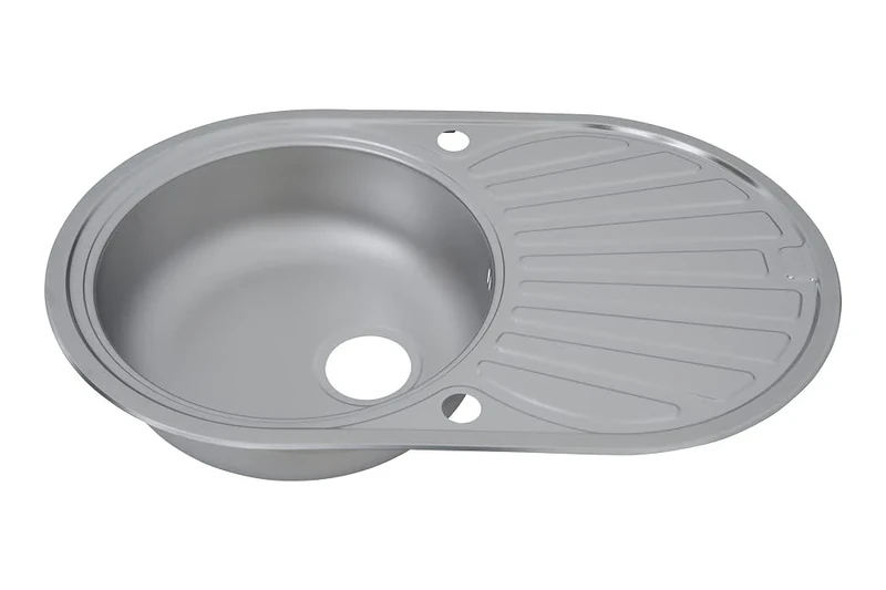respekta Cansas 77 x 48 cm Cansas 77 x 48 cm Stainless Steel Sink