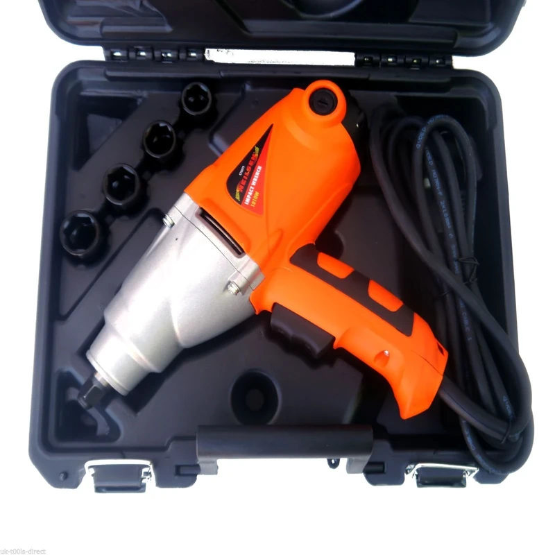 Neilsen JOBSITE 5pc Impact Gun Ratchet Wrench Set 1/2" Drive 1010W 17,19,21,22mm 450nm Torque - Image 1
