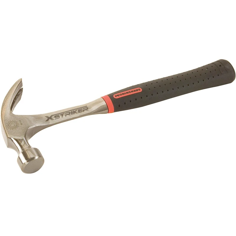 Peddinghaus 5120090020 "Xstriker" Claw Hammer, Silver/Black, 560 g - Image 1